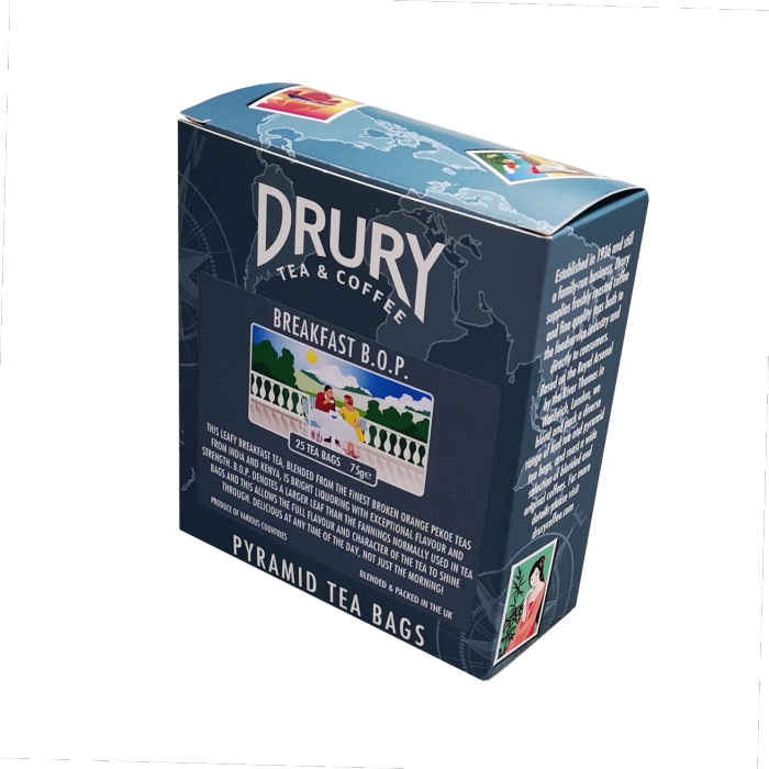 Drury breakfast bop blend pyramid tea bags