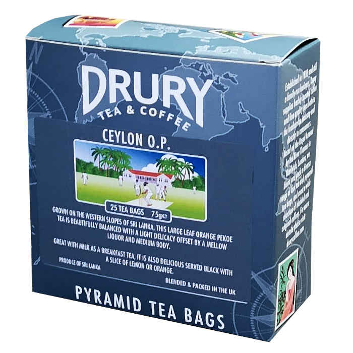 Drury Ceylon Pyramid Tea Bags