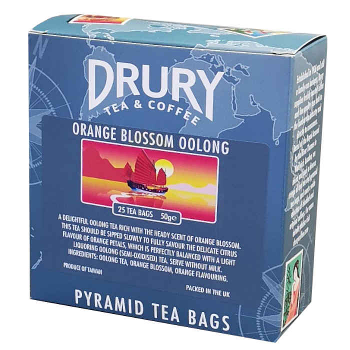 Drury Formosan Orange Blossom Pyramid Tea Bag
