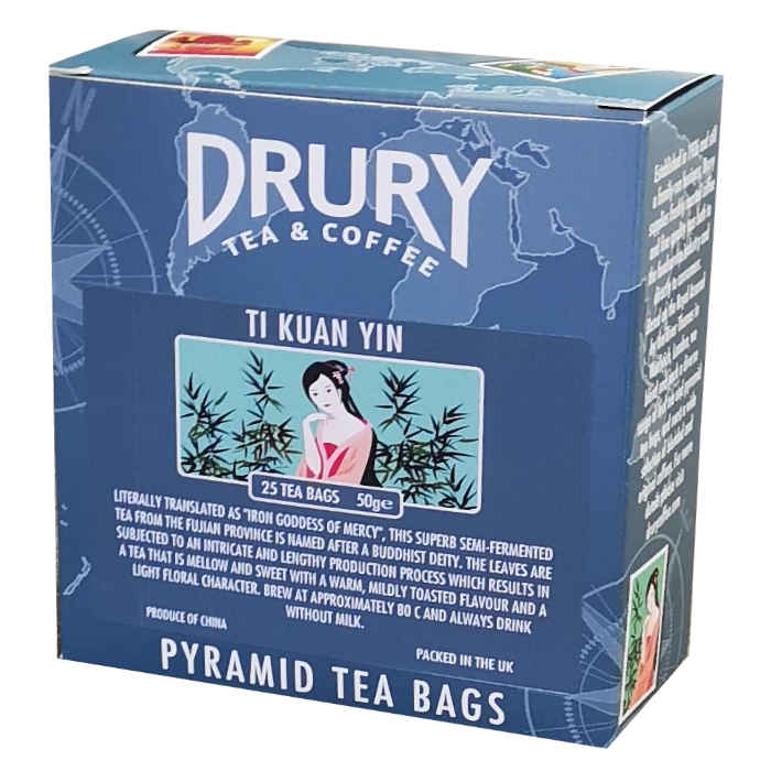 Drury Ti Kuan Yin Pyramid Tea Bags