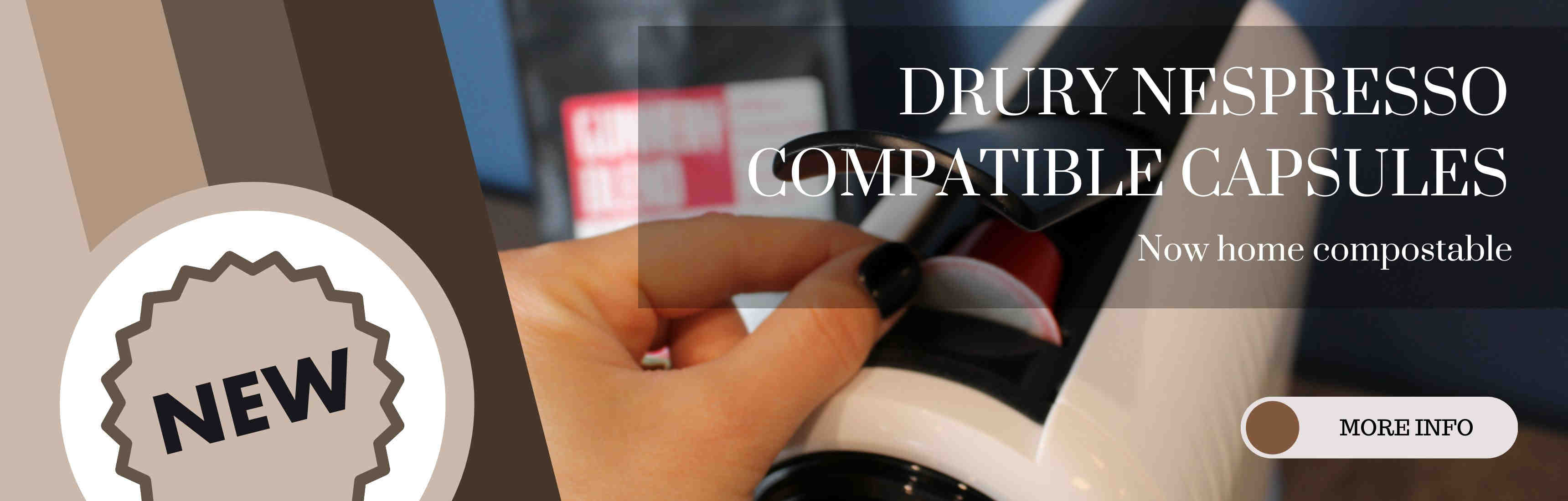 Nespresso compatible capsules Banner